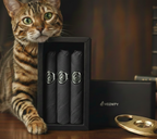 MEOWFY CIGAR BAMBOO CHARCOAL EDITION  3-PACK GIFT SET